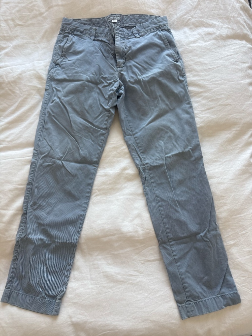 Fossil Men's Light Blue Chinos (30 x 30)